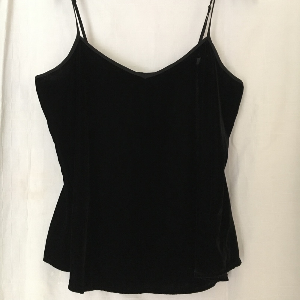 Old Navy Black Velvet Top